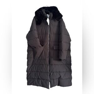 3X Black Puffer Coat by Pennington 2 zippers big pockets